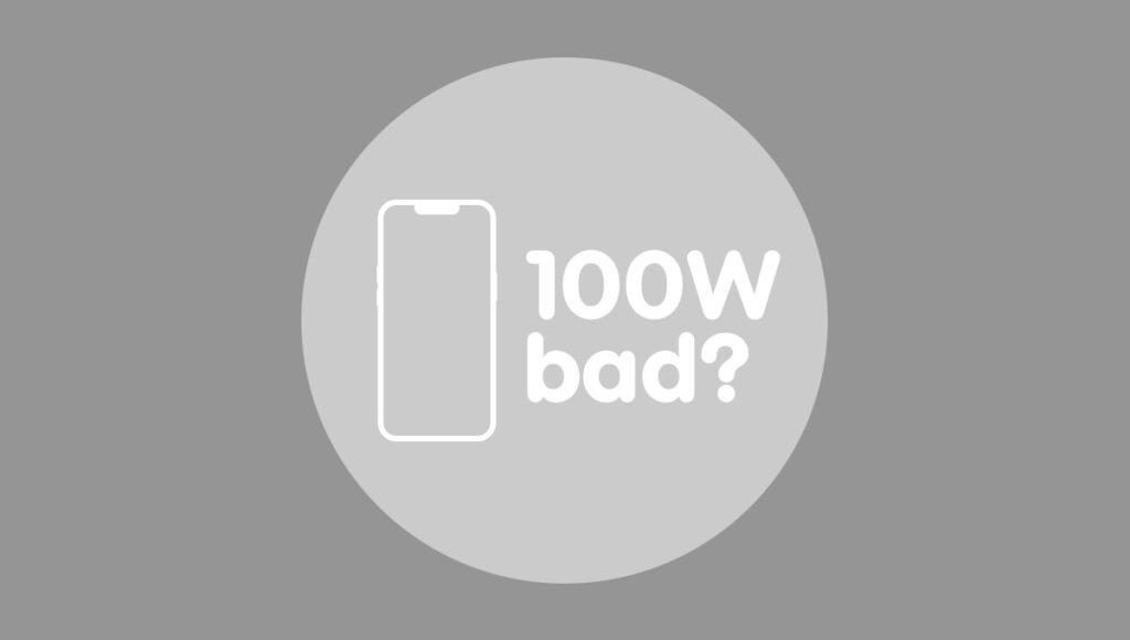 Is 100W USB-C charging for iPhone bad?