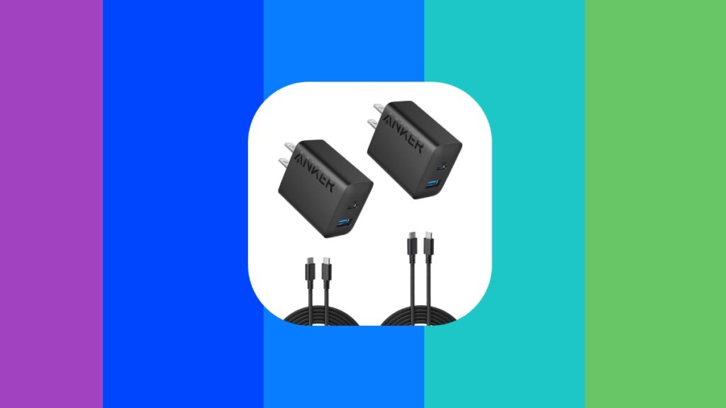 Anker 2-pack USB-C chargers discounted.