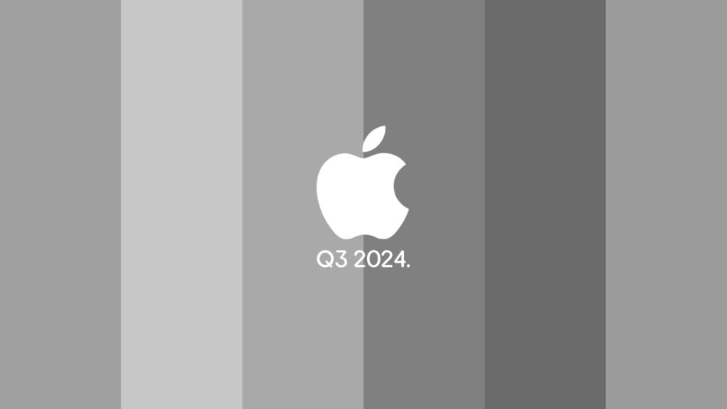 Apple reports Q3 2024 revenue.