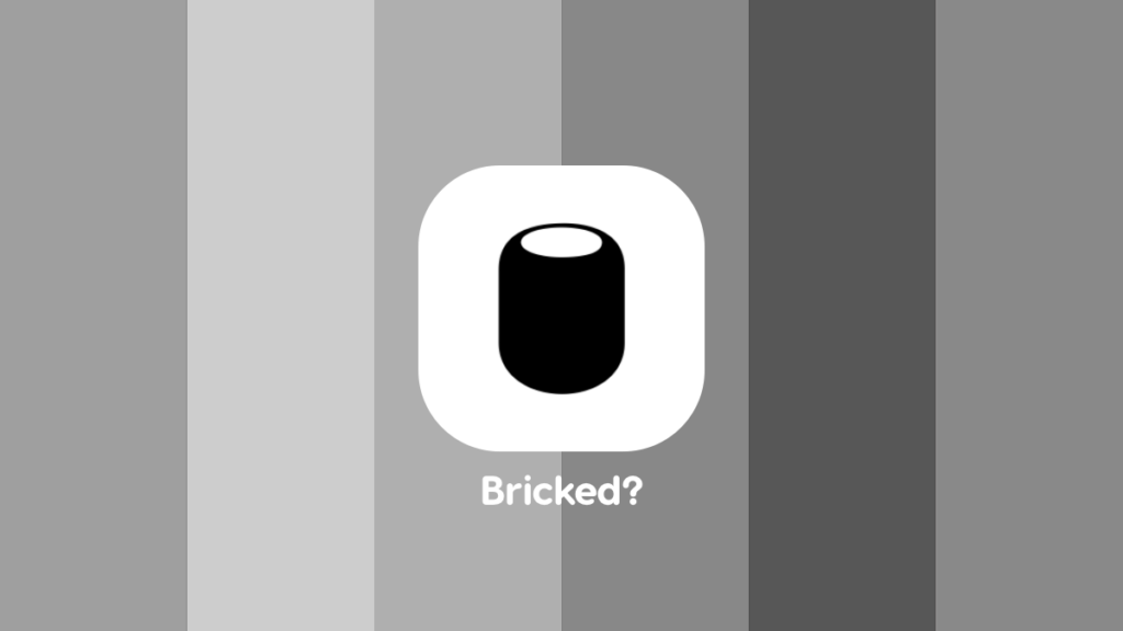 Fix for software-bricked HomePod has been found.