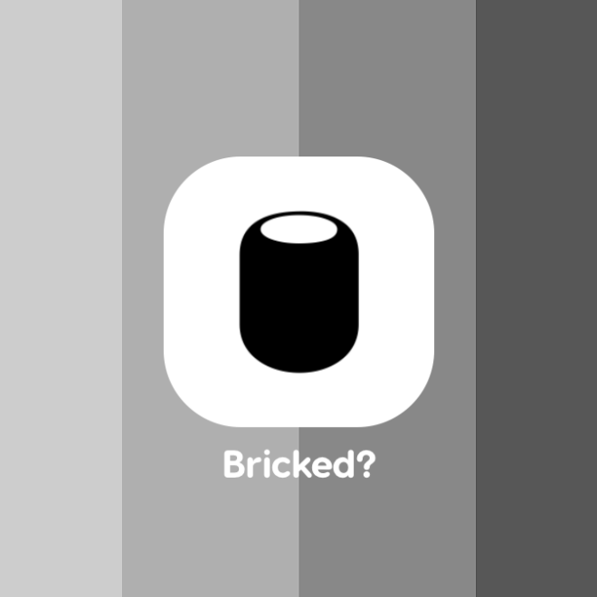 Your Software Bricked HomePod Can be Fixed