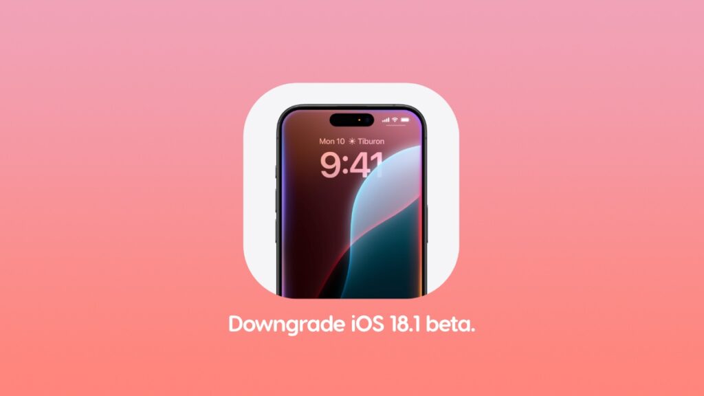 Download iOS 18.1 and iPadOS 18.1 beta.