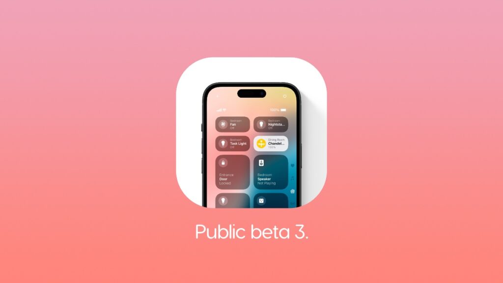 Download and install iOS 18 and iPadOS 18 public beta 3.