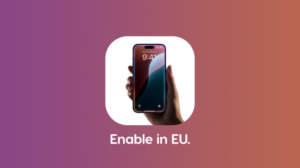 Enable Apple Intelligence in EU.