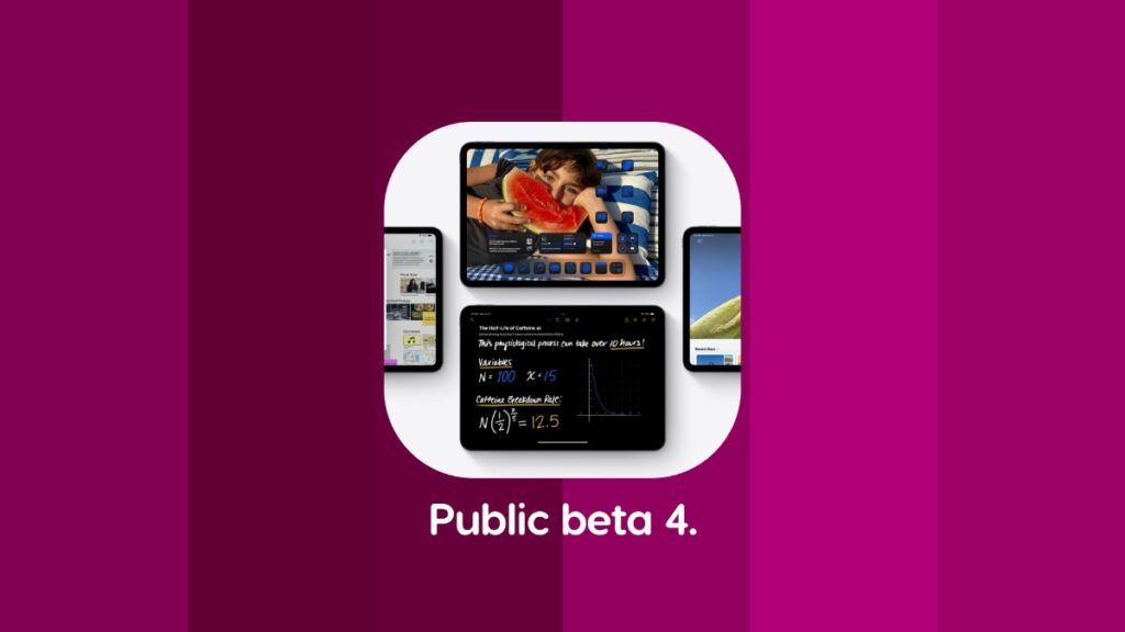 Download and install iOS 18 and iPadOS 18 public beta 4.