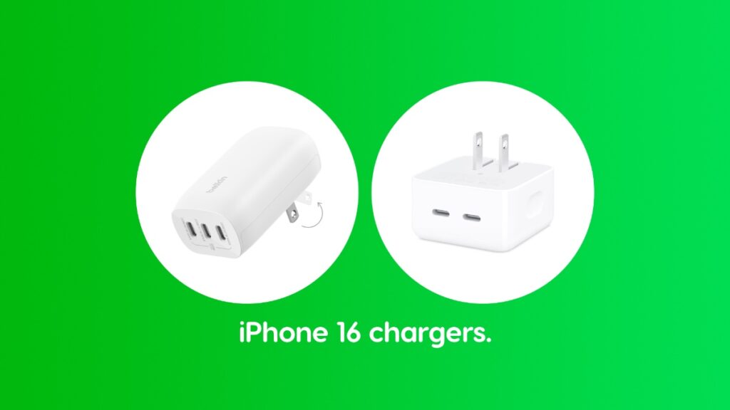 Top iPhone 16 and iPhone 16 Pro USB-C chargers.