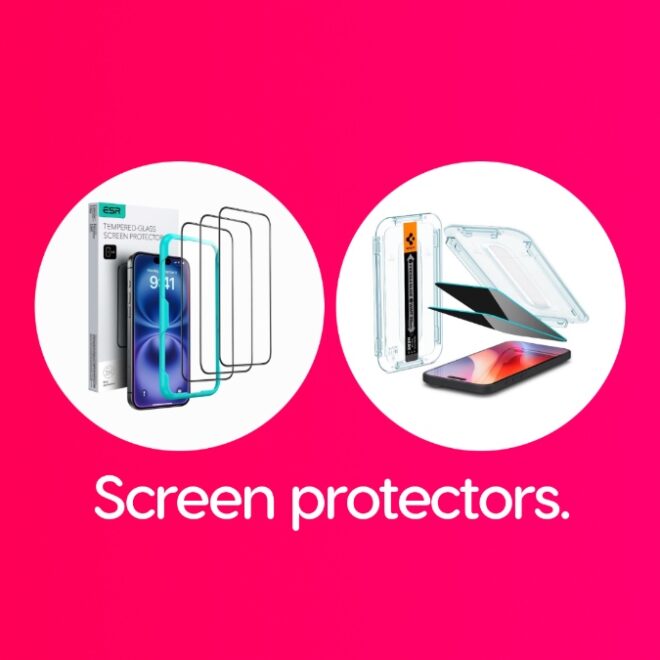 Screen Protectors for iPhone 16 and iPhone 16 Plus