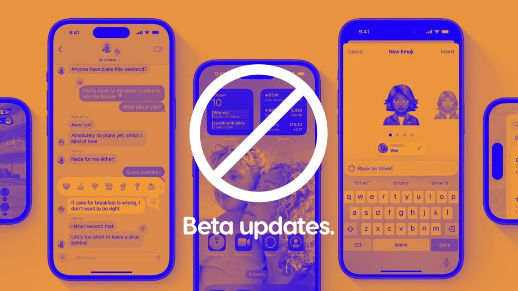 Stop receiving iOS 18 and iPadOS 18 beta updates.