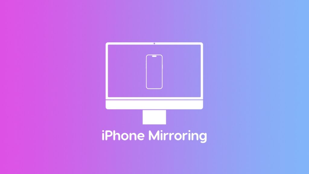 Use iPhone Mirroring in macOS Sequoia.