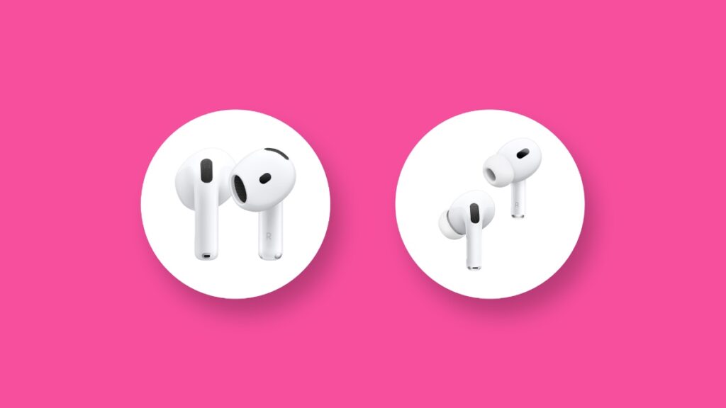 AirPods Pro 2 7B21 and AirPods 4 7B20.