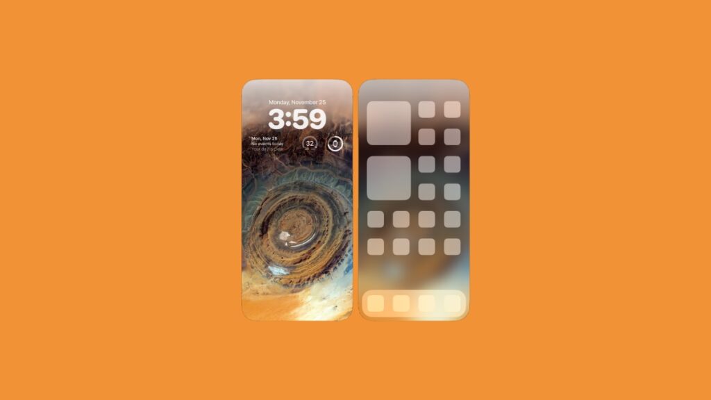 Blur Home Screen wallpaper on iPhone and iPad.