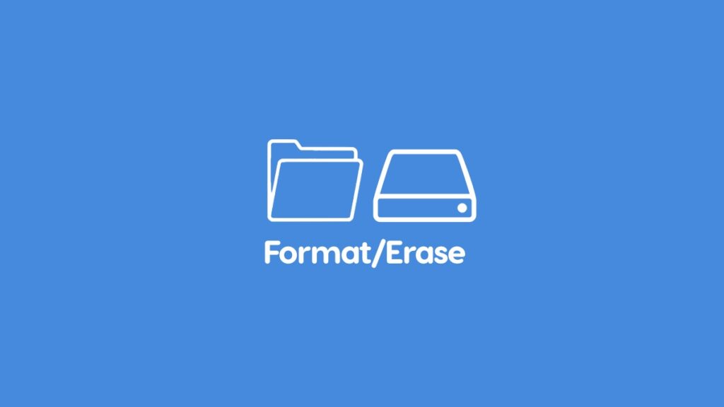 Format and erase using Files app on iPhone, iPad.