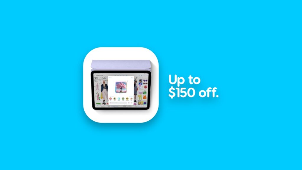 Save up to $150 on iPad mini 6 and 7.