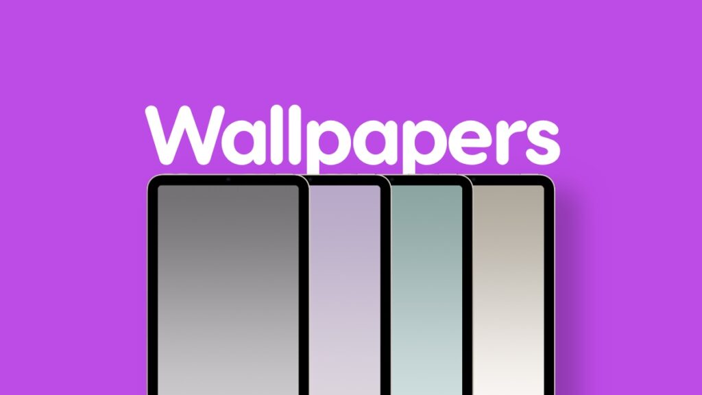 Download iPad mini 7 gradient wallpapers.