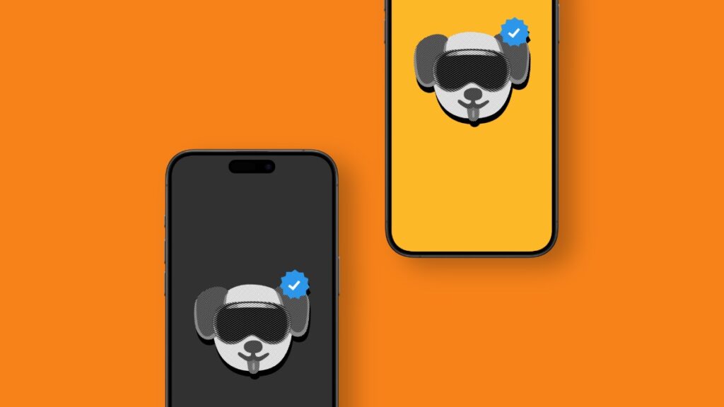 Download Vision Pro dog wallpapers pack.