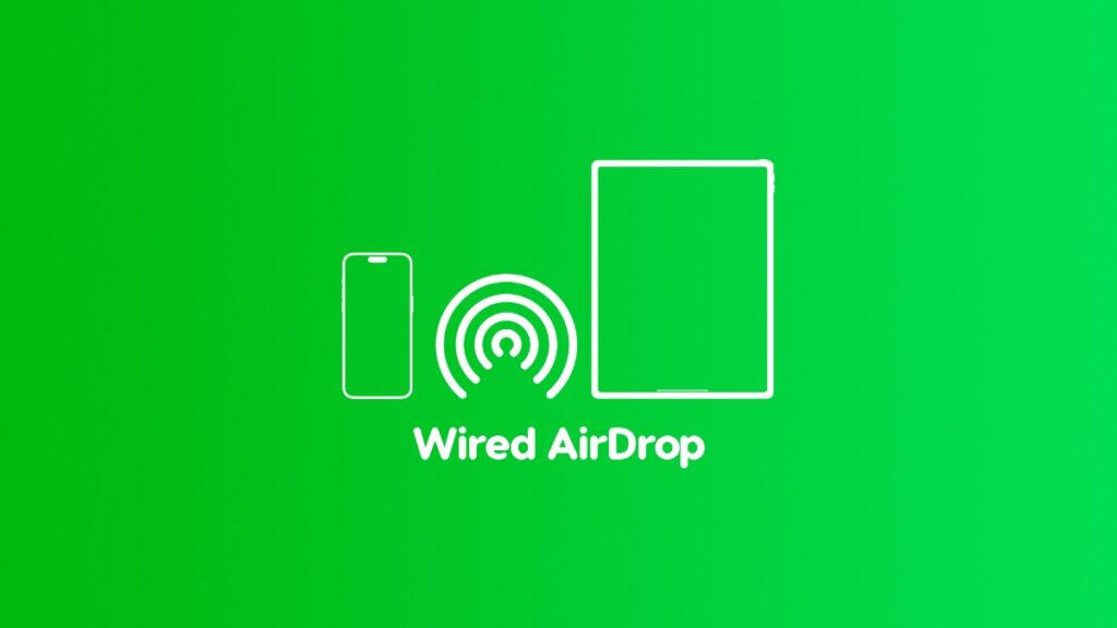 How to use Wired AirDrop.