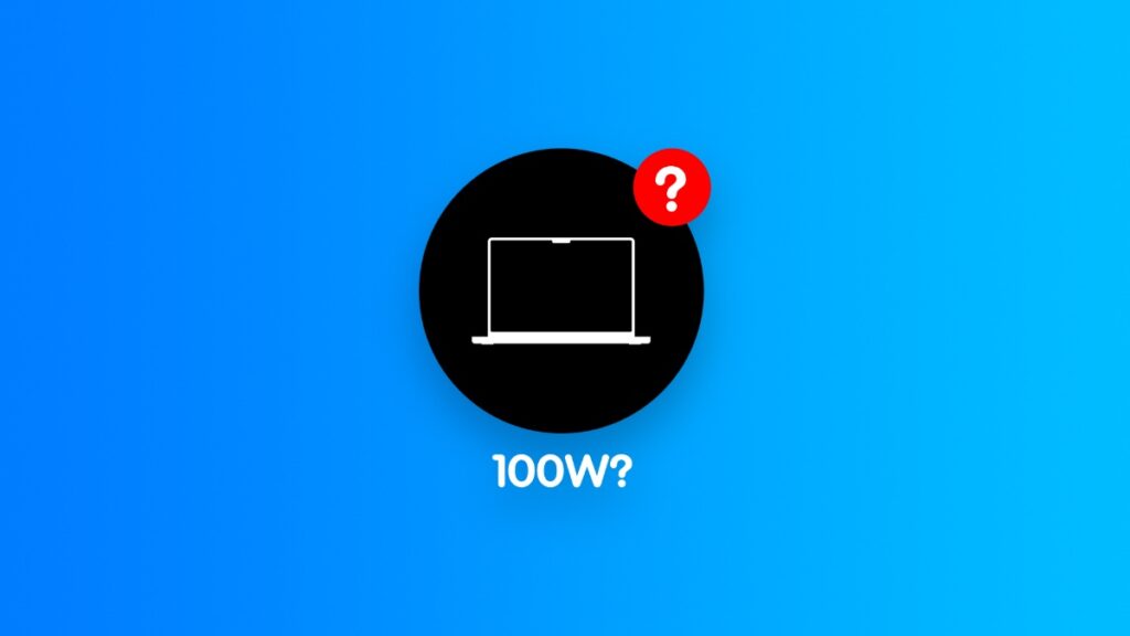 Charge MacBook Air using a 100W USB-C charger?