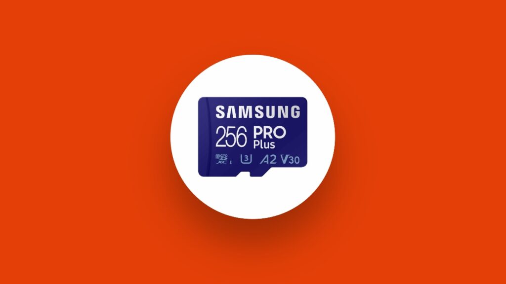 Get 50% off Samsung's 256GB microSD card.