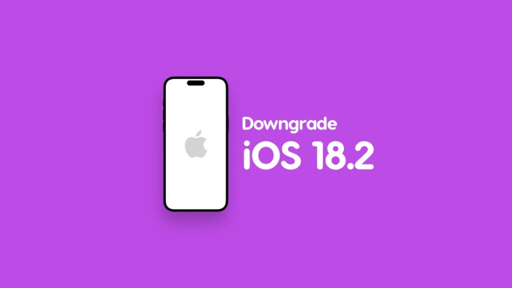 How to downgrade iOS 18.2, iPadOS 18.2 to 18.1.1 update.