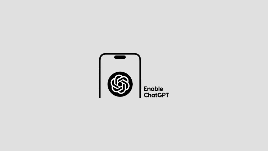 Enable ChatGPT on iPhone, iPad, Mac.