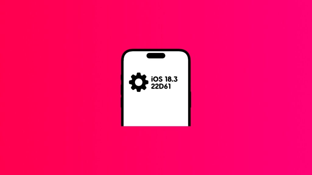 iOS 18.3 and iPadOS 18.3 final build number.