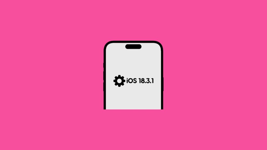 iOS 18.3.1 update coming soon.