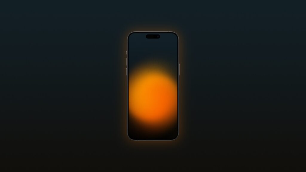 Download the Blurry Sun wallpaper for iPhone.