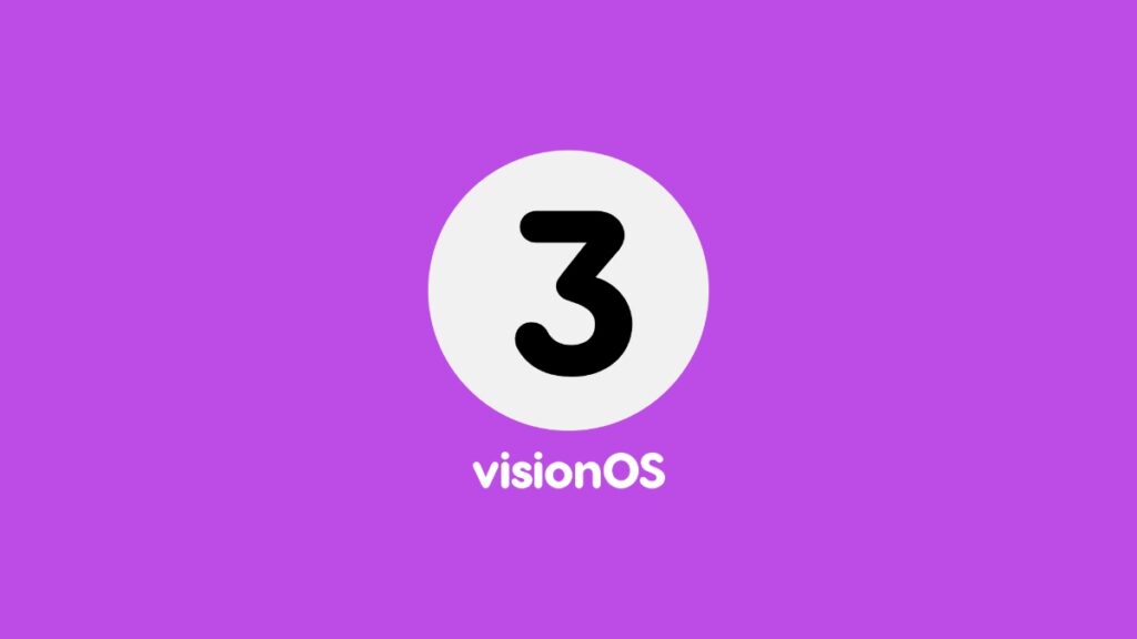 Apple visionOS 3 update.